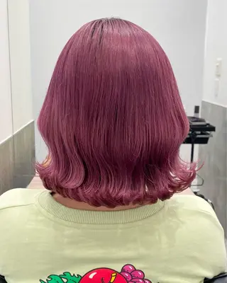 ミディアム カラー 💗ガーリーヘア🎀 saki💗のヘアスタイル