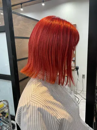 ショート カラー ヘアアレンジ 韓国レイヤー/髪質 改善/縮毛🤍吉田のヘアスタイル