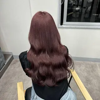 カラー ロング 暖色カラー✨代表しげ オグジュアリーのヘアスタイル