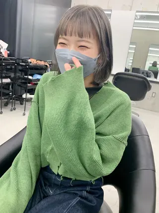 ミディアム カラー kimika🥑 メンズ/髪質改善のヘアスタイル