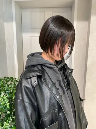 ショート カラー ナチュラル透明感🌱 小山美樹子のヘアスタイル