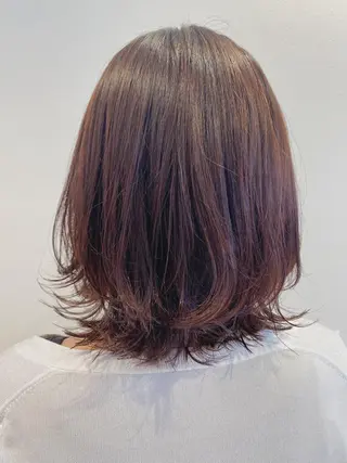 ミディアム 宮村 真穂のヘアスタイル