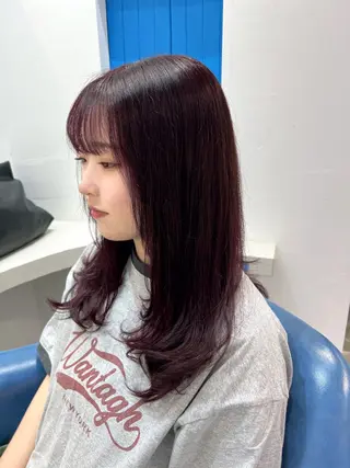 セミロング カラー uros.所属・メンズパーマ/ エクステ🌞セナのヘアスタイル