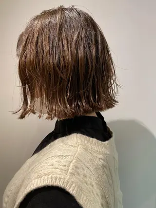 ショート カラー ノグチ ユウキ/ボブのヘアスタイル