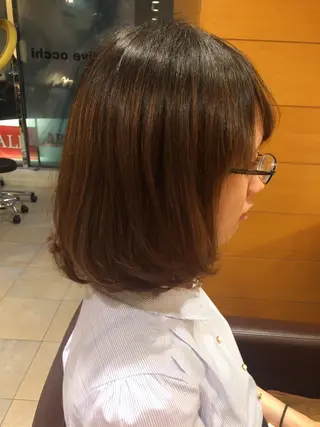 ミディアム カラー パーマ ヘアアレンジ メンズパーマの巨匠 鈴木純のヘアスタイル