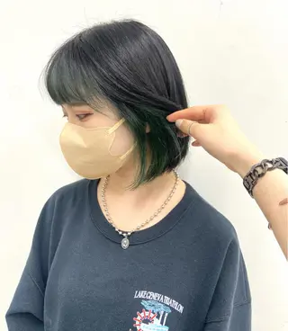 ミディアム 韓国レイヤー/ヘア カラー🎀ayamiのヘアスタイル