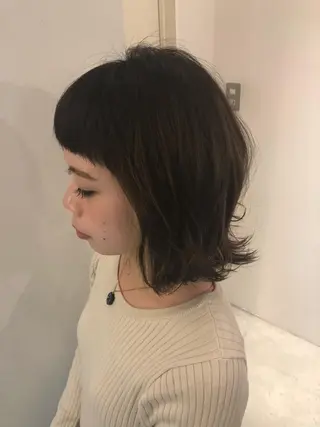 ミディアム カラー ヘアアレンジ ture by gladのヘアスタイル