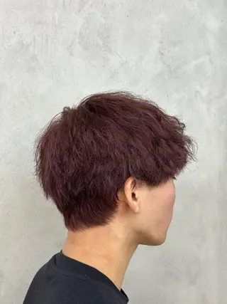 カラー メンズ 佐古 遼太のヘアスタイル
