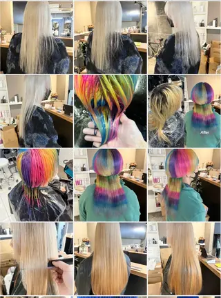 ロング カラー daiki 原宿のヘアスタイル