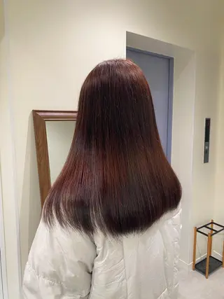 ロング カラー 暖色カラー /ヘアアレンジ/花鈴のヘアスタイル