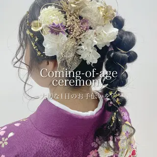 ヘアアレンジ GRANLUSSO 〜グランルッソ駅前店所属・木口 嘉美のヘアスタイル