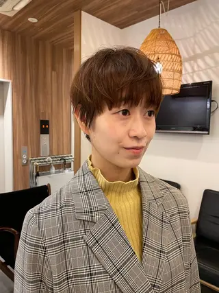 ショート ボブ ホノカのヘアスタイル