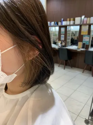 ミディアム カラー 山下竣介 ヘアカラー専門美容師のヘアスタイル