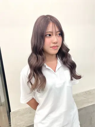 ロング カラー 大人可愛い/透明感 カラー🐰RINAのヘアスタイル