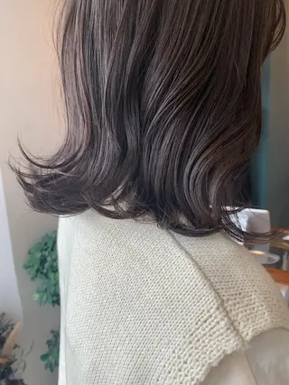 ミディアム カラー misch by urban所属・名駅🦢大人艶カラー 🪽カミヤアカネのヘアスタイル