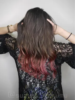 ロング カラー ViaLa Hair 🌈すずきたくむ✂︎のヘアスタイル