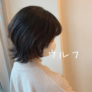 ショート ボブウルフ／ボブ Satsuki【名駅のヘアスタイル