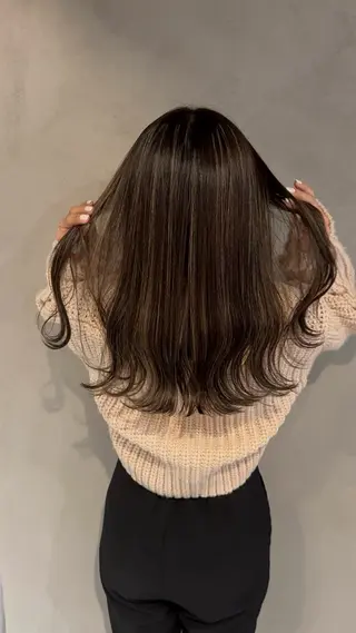 セミロング 松本 夢叶のヘアスタイル