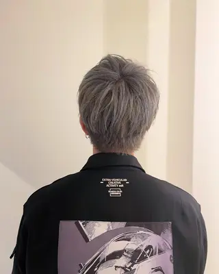 ショート カラー メンズ ニュアンスカラー🫧 加納のヘアスタイル