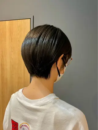 ショート ヘアアレンジ アルター鎌取店所属・aL-ter真宙 ✂️カットモデル募集のヘアスタイル