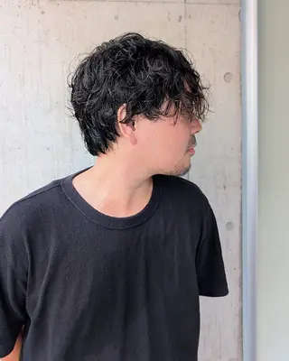 メンズ パーマ Paddle所属・【メンズスタイル】 ﾏｴﾇﾏｷﾎのヘアスタイル