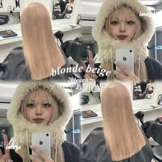 ロング 韓国ガーリー🤍ハイ トーン🤍Ayanaのヘアスタイル