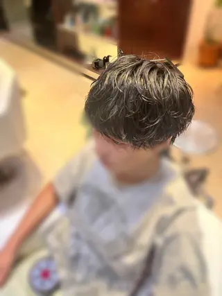 ショート パーマ メンズ 韓国メンズヘア特化 🩵KOKIのヘアスタイル