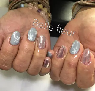 ショート ネイル Belle fleurのネイルデザイン