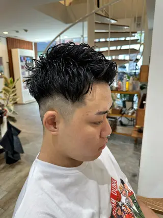 ショート メンズ peakshair所属・艶々になる髪質改善 𝒀𝑼𝑻𝑶のヘアスタイル