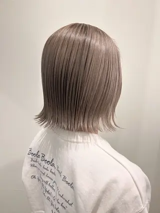 ミディアム カラー Luce所属・うる艶/韓国風　奈良 優輝のヘアスタイル