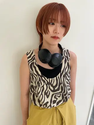 ショート カラー ショート/ボブ/ 吉祥寺/ryoのヘアスタイル