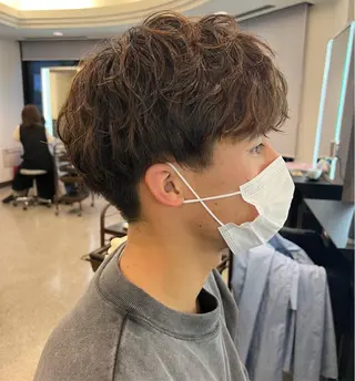 パーマ メンズ Okano Mahoのヘアスタイル