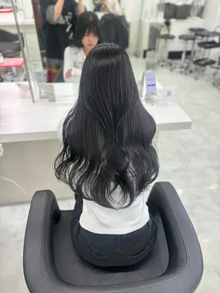 ロング 渋谷🥇透明感カラー 特化美容師のヘアスタイル