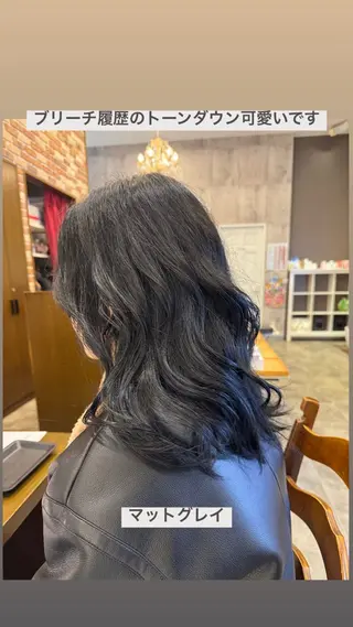 セミロング 🔅透明感カラー切田 はじめ🔆のヘアスタイル