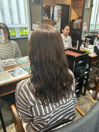 セミロング カラー パーマ Friista color所属・moe🎀 梅田美容室のヘアスタイル