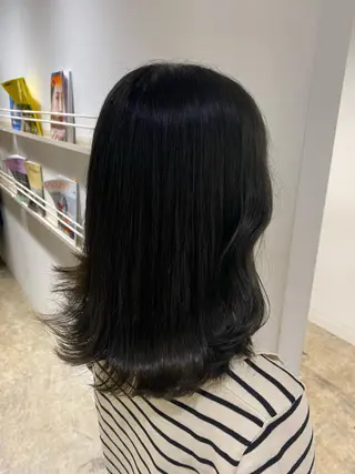 ミディアム カラー HOLIDAYS CARE&SPA所属・キクチ ホナミのヘアスタイル