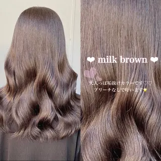 ロング カラー 🍑透明感color 🍑MOMOKA🍑のヘアスタイル