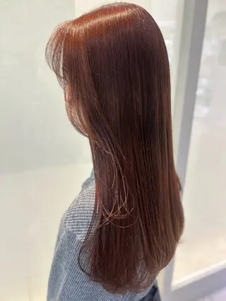 ロング カラー 艶質改善/縮毛矯正 ササキナツミのヘアスタイル