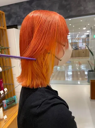 ミディアム キルンサンピアン所属・ナチュラルカラー 児玉優香のヘアスタイル