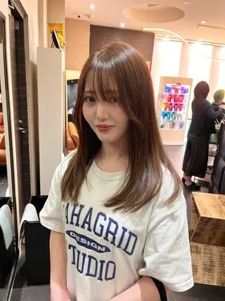 セミロング 田中 啓太のヘアスタイル