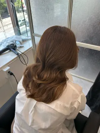 セミロング MAHO/透明感カラ ー/髪質改善🍒のヘアスタイル