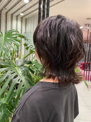 ミディアム 石坂 瀬音のヘアスタイル