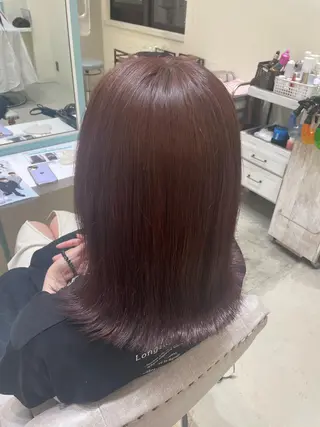 ミディアム カラー つちだ ゆうひ / 暗髪カラー⟡.·のヘアスタイル