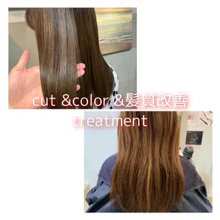 セミロング カラー Beach private salon所属・Beach 代表 KENTAのヘアスタイル