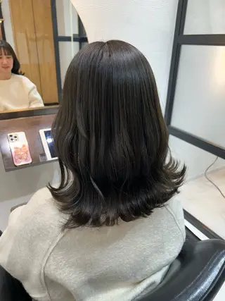 ミディアム カラー 🤍透明感/韓国風 🤍サクラギヒトミのヘアスタイル