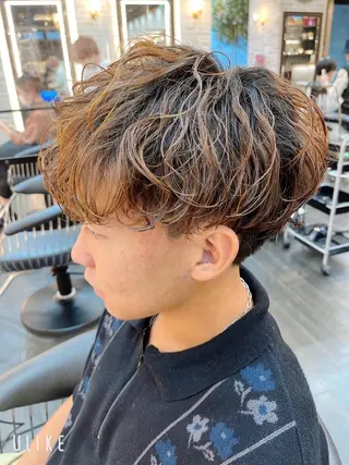 ショート パーマ メンズ メンズパーマ特化/ KAORU/店長のヘアスタイル