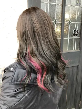 セミロング カラー 🩵小野 えりか🩷のヘアスタイル