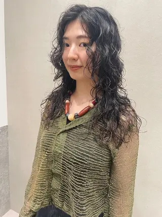 セミロング パーマ センスをお届けします 大谷将生INFPのヘアスタイル