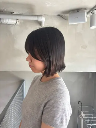 ショート 🧸ベージュ/カット モデル☘️/MIKUのヘアスタイル