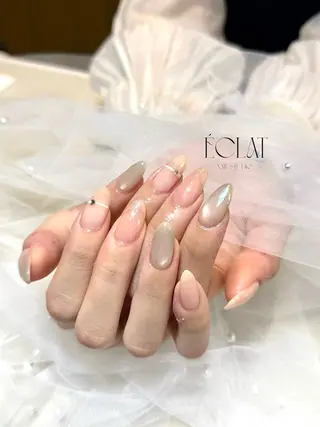 ネイル éclat nail studio（She nail studio内）所属・韓国ワンホン éclat🩵飯山のネイルデザイン